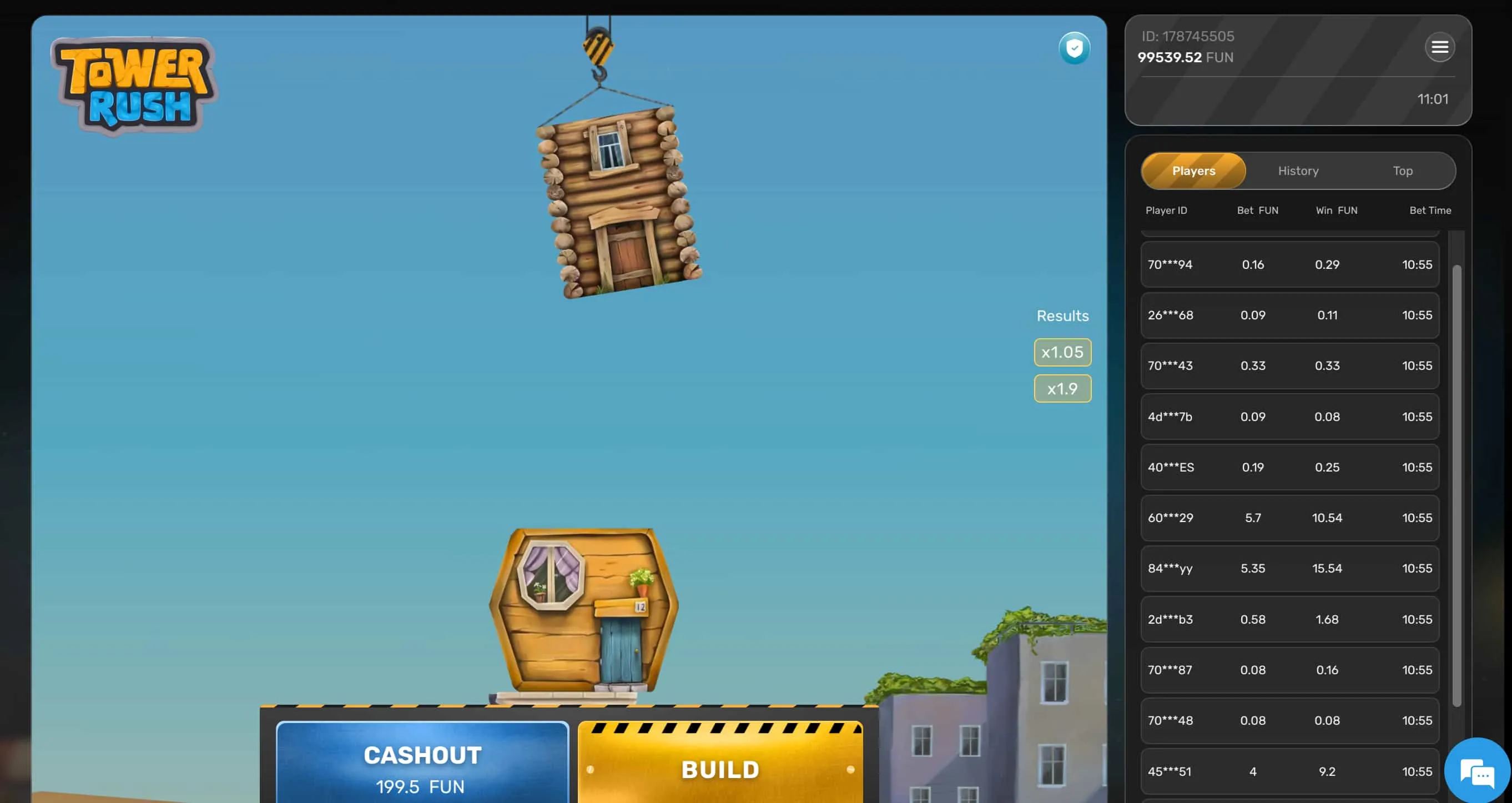 Funciones Bonus de Tower Rush Funciones Bonus de Tower Rush